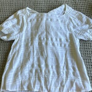 Club Monaco white blouse